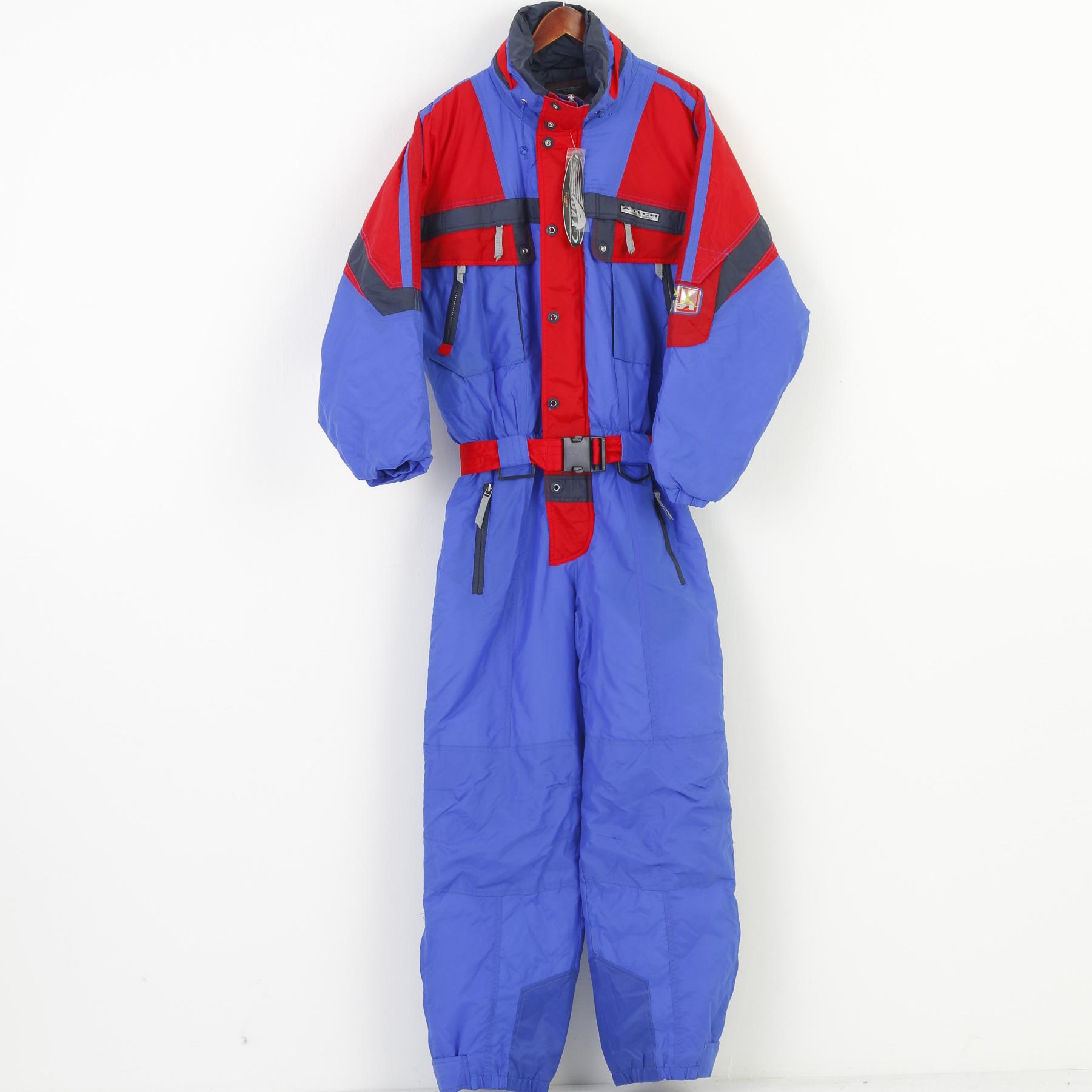 Tute Da Neve Da Uomo Tuta Da Sci Retrò Anni '80 Per Uomo Stampa