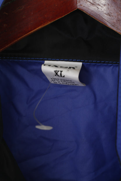 New AXON Men XL Vest Blue Breathable Teflon Cross Country Equipment Reflective Top