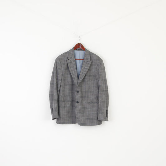 Lantier Guabello Men Blazer Super 130S Grey Vintage Jacket