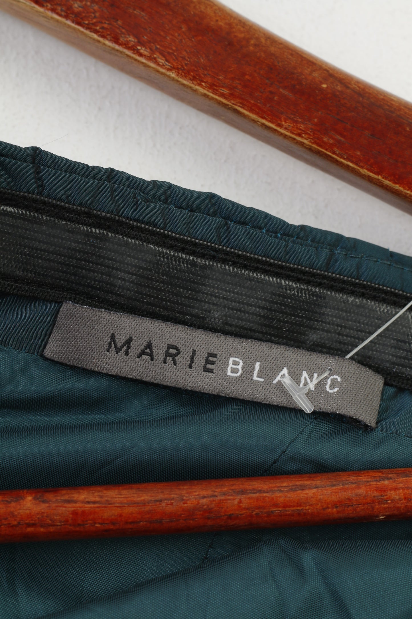 Marie Blanc Women 12 M Mini Dress Bandeau Sea Green Shiny Ruffles Elegant Party Summer Vintage