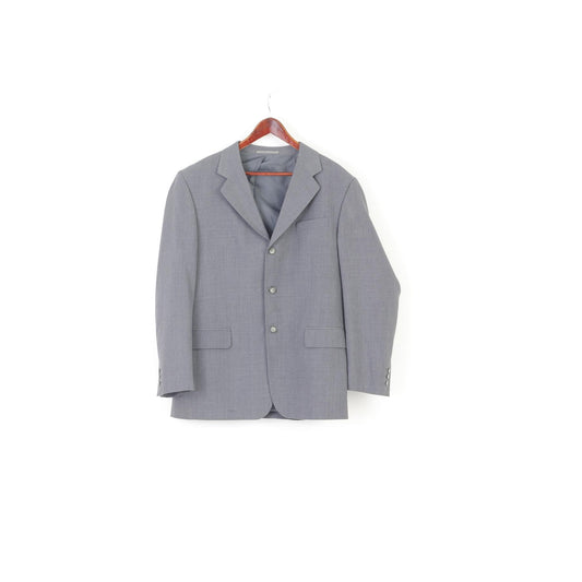 Coxmoore 42 Men Blazer Grey Vintage Jacket