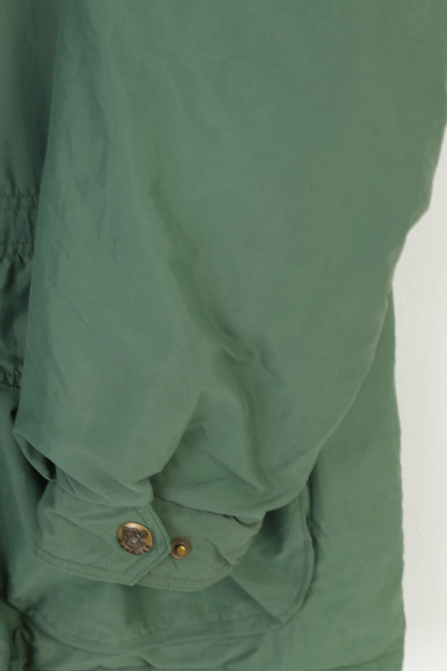 Klepper Men 54 Jacket Green Full Zipper Pockets Nylon Walking Sportswear Vintage Top
