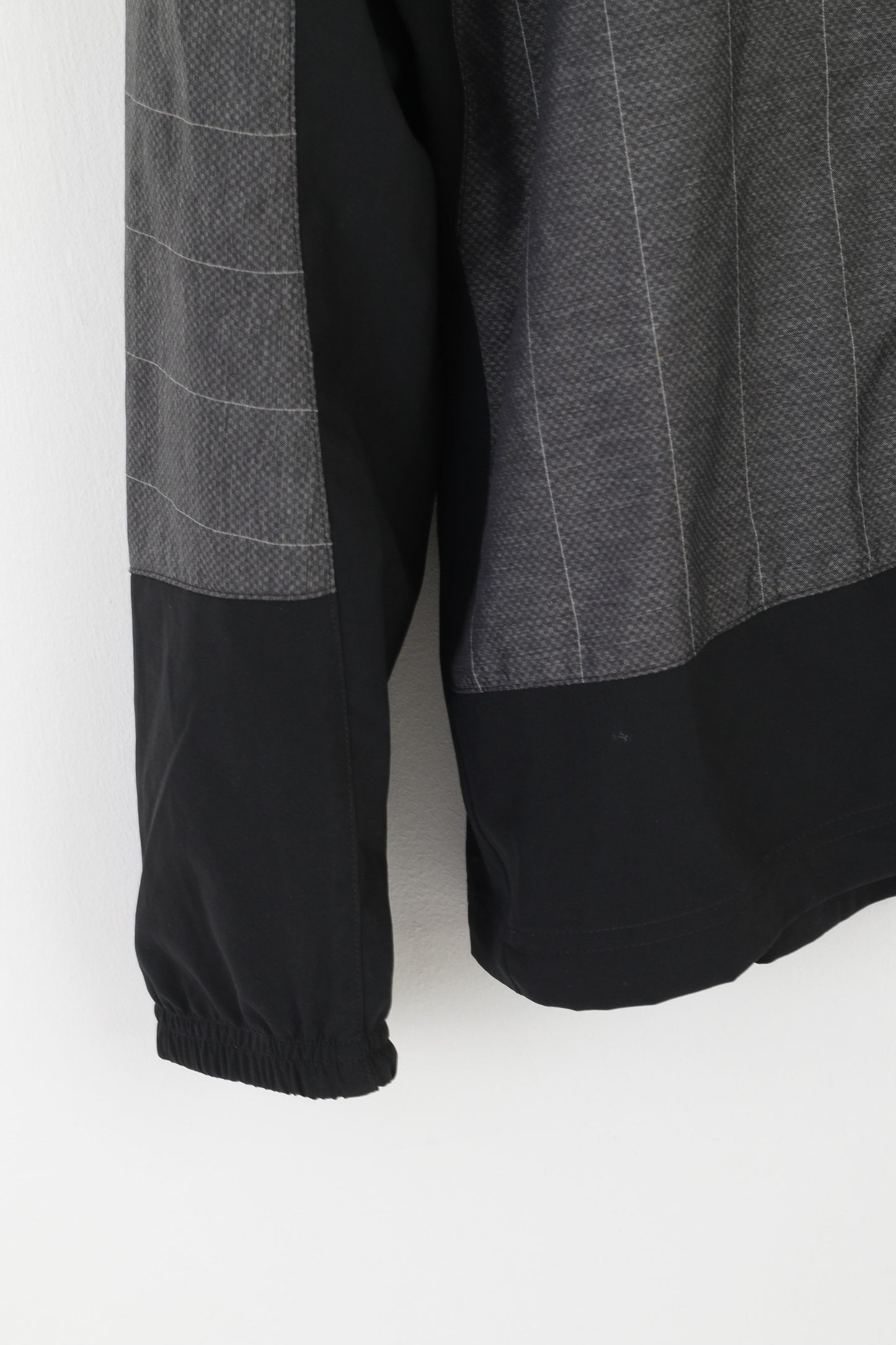 Adidas Supernova Women M Jacket Gray Sample Climaproof Sportswear Full Zipper Top