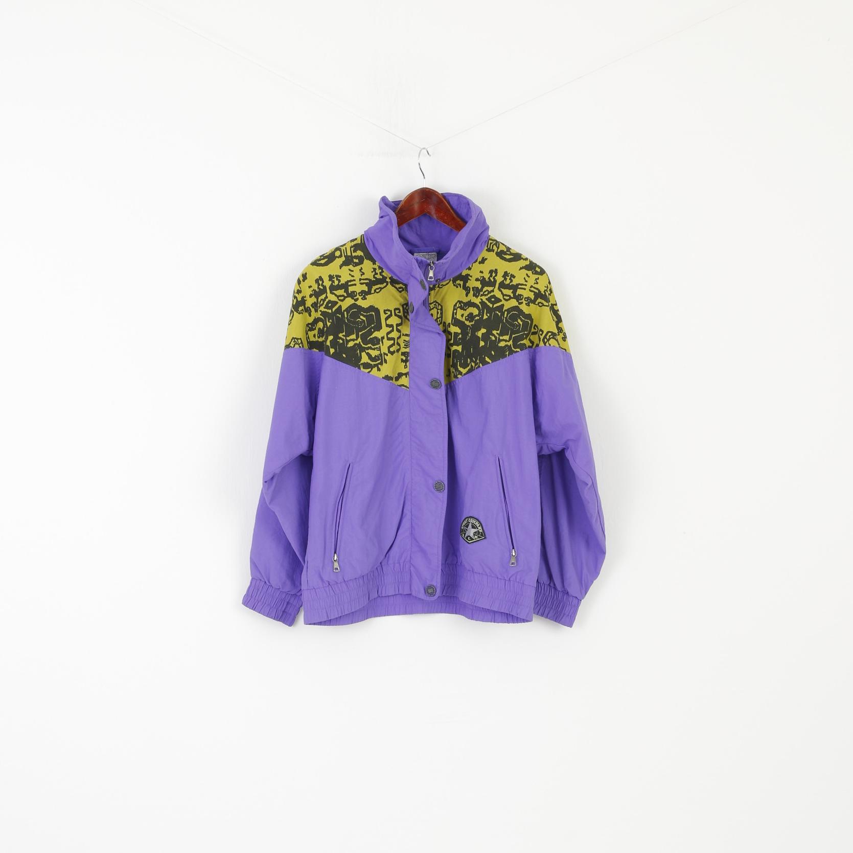 MAIER Sport Company Women 40 M Jacket Purple Vintage 80s Nylon