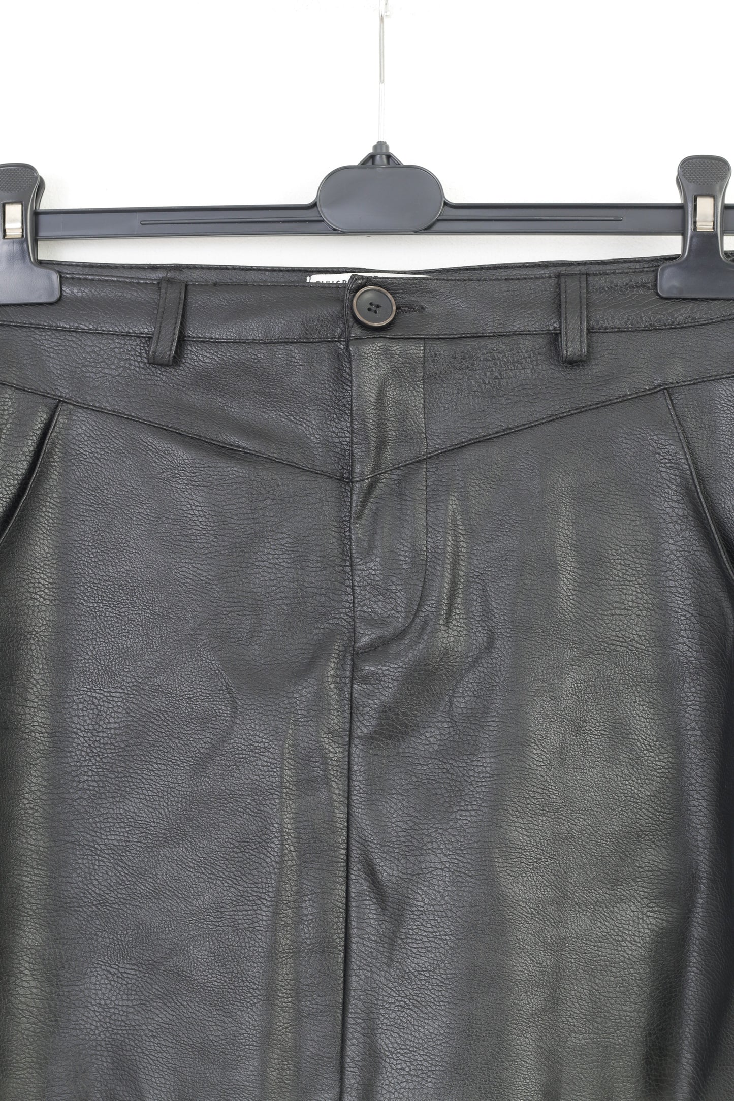 Pull&Bear Woman M Skirt Pockets Black Zipper Belt Loops  Short Top
