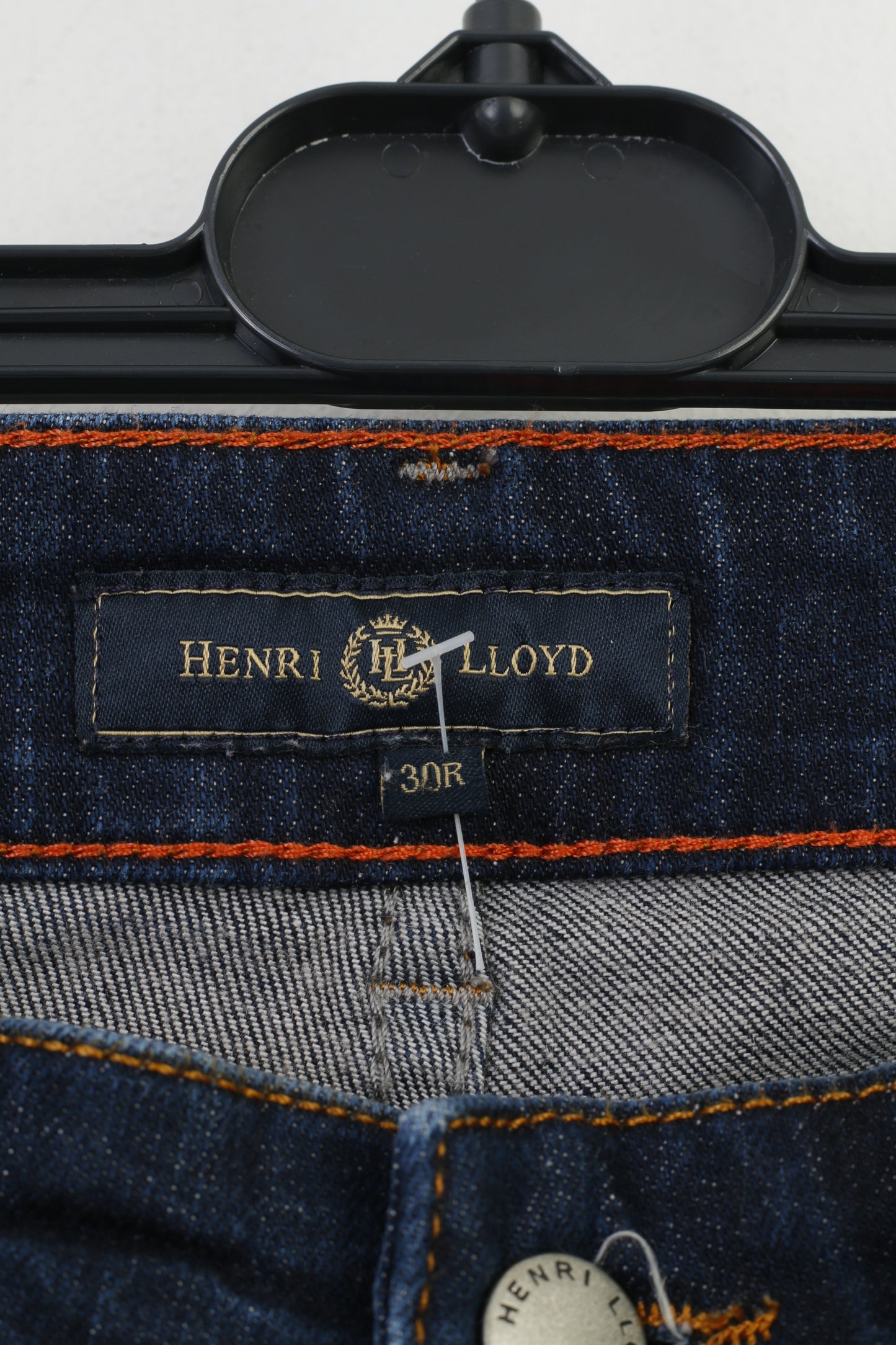 Henri Lloyd Women 30 Jeans Trousers Navy Cotton Straight Leg Vintage  Pants