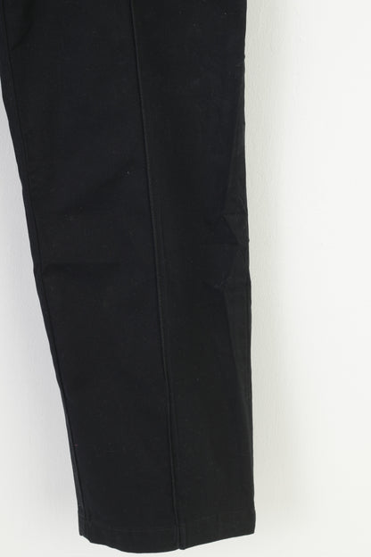 North Sails Women S Cropped Trousers Black Cotton Classic Elegant Pants
