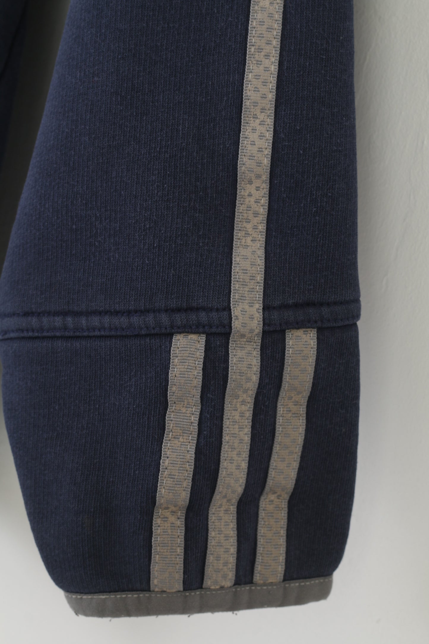 Adidas Boys 12 Age Sweatshirt Navy Vintage Sport Training Cotton Top