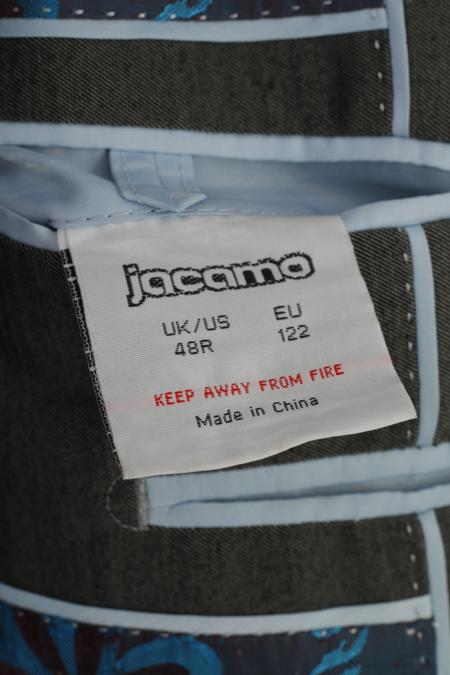 Jacamo Men 48 Blazer Grey Elegant Classic Jacket