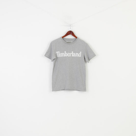 Timberland Boys 14 Age T-shirt Grey Short Sleeve Sport Top