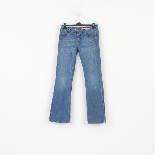 DKNY Men 28 Trousers Blue Cotton Jeans Elastan Low Waist VIntage Pants