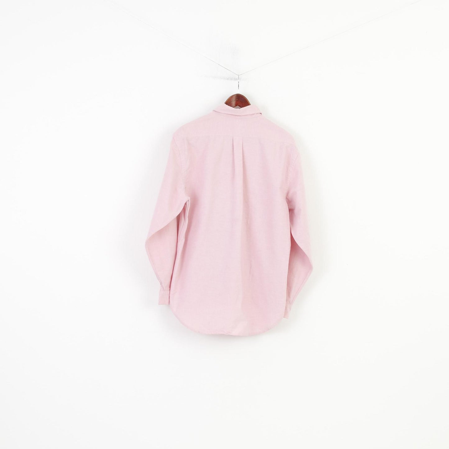 Polo By Ralph Lauren Men 15 33 XL Casual Shirt Pink Long Sleeve  Cotton Vintage Classic Top