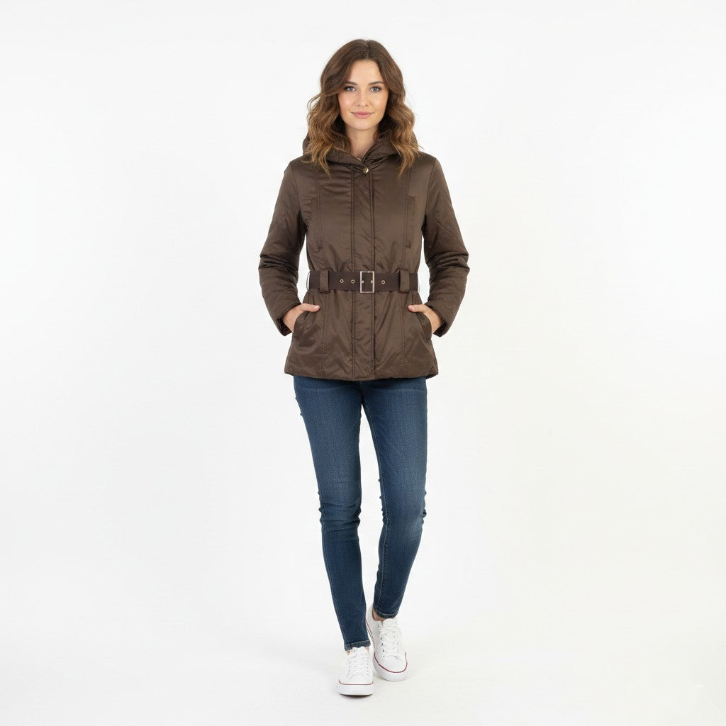 Sweat Gilet Zara Homme – Marron, Taille M, Coton Et Nylon, Col V