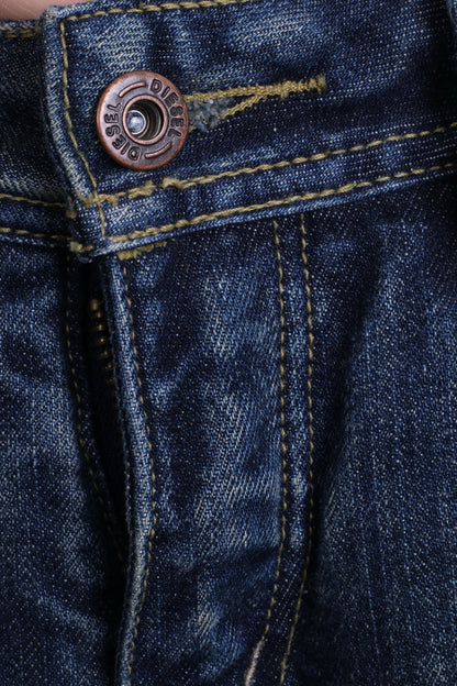 Diesel Industry Womens Trousers 28 Jeans Denim Blue Cotton Italy - RetrospectClothes