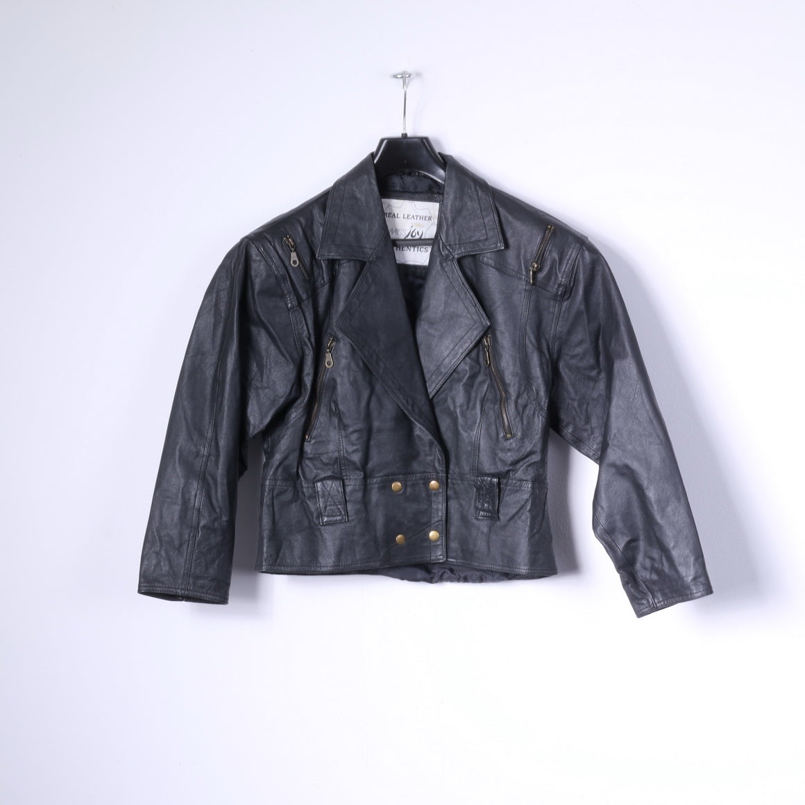 Womens shops M leather jacket