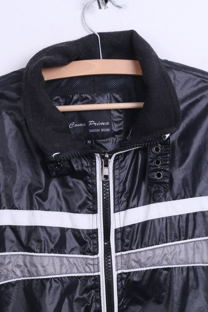 Coma Prima Womens M Jacket Black Sport Swedish Design - RetrospectClothes