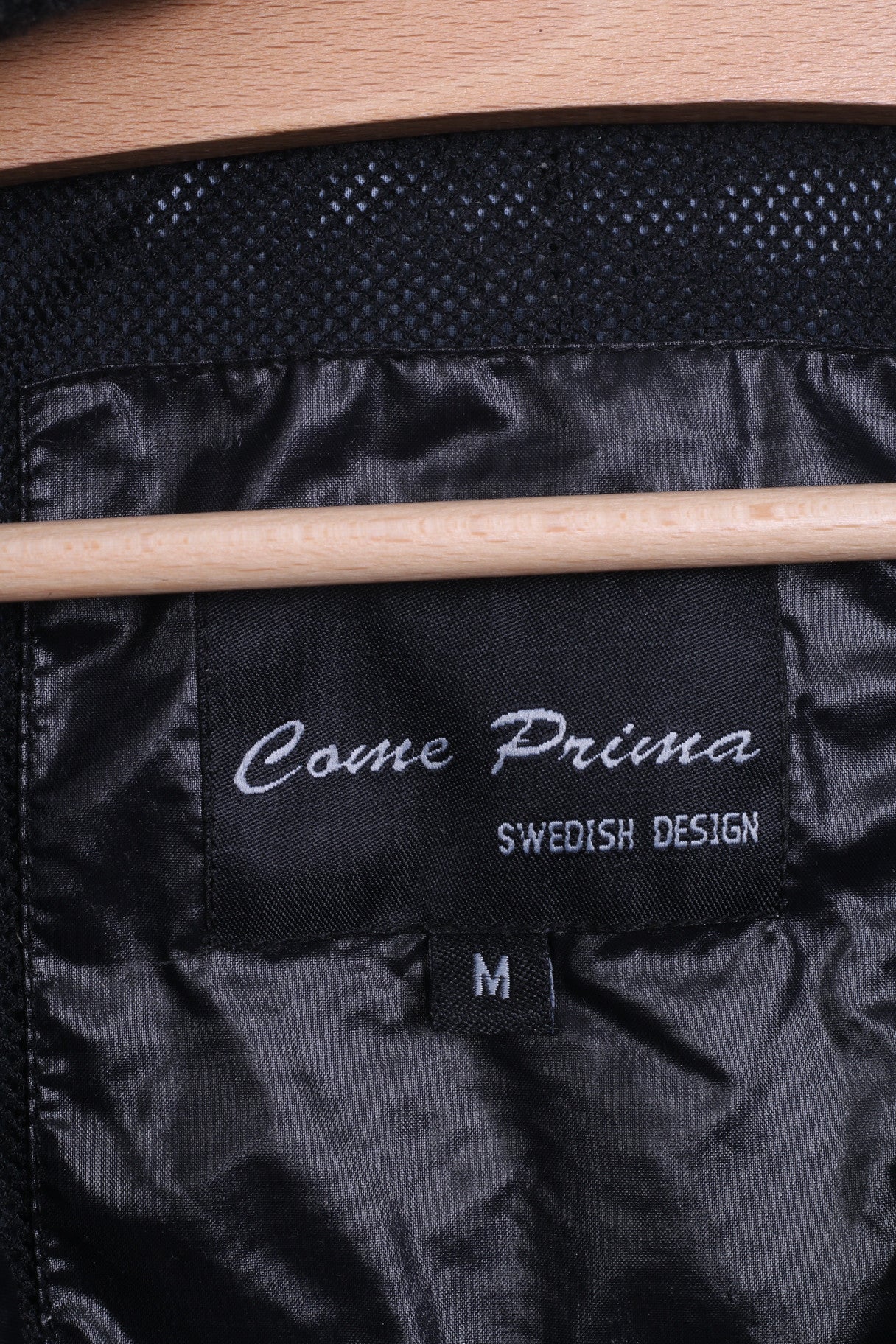 Coma Prima Womens M Jacket Black Sport Swedish Design - RetrospectClothes