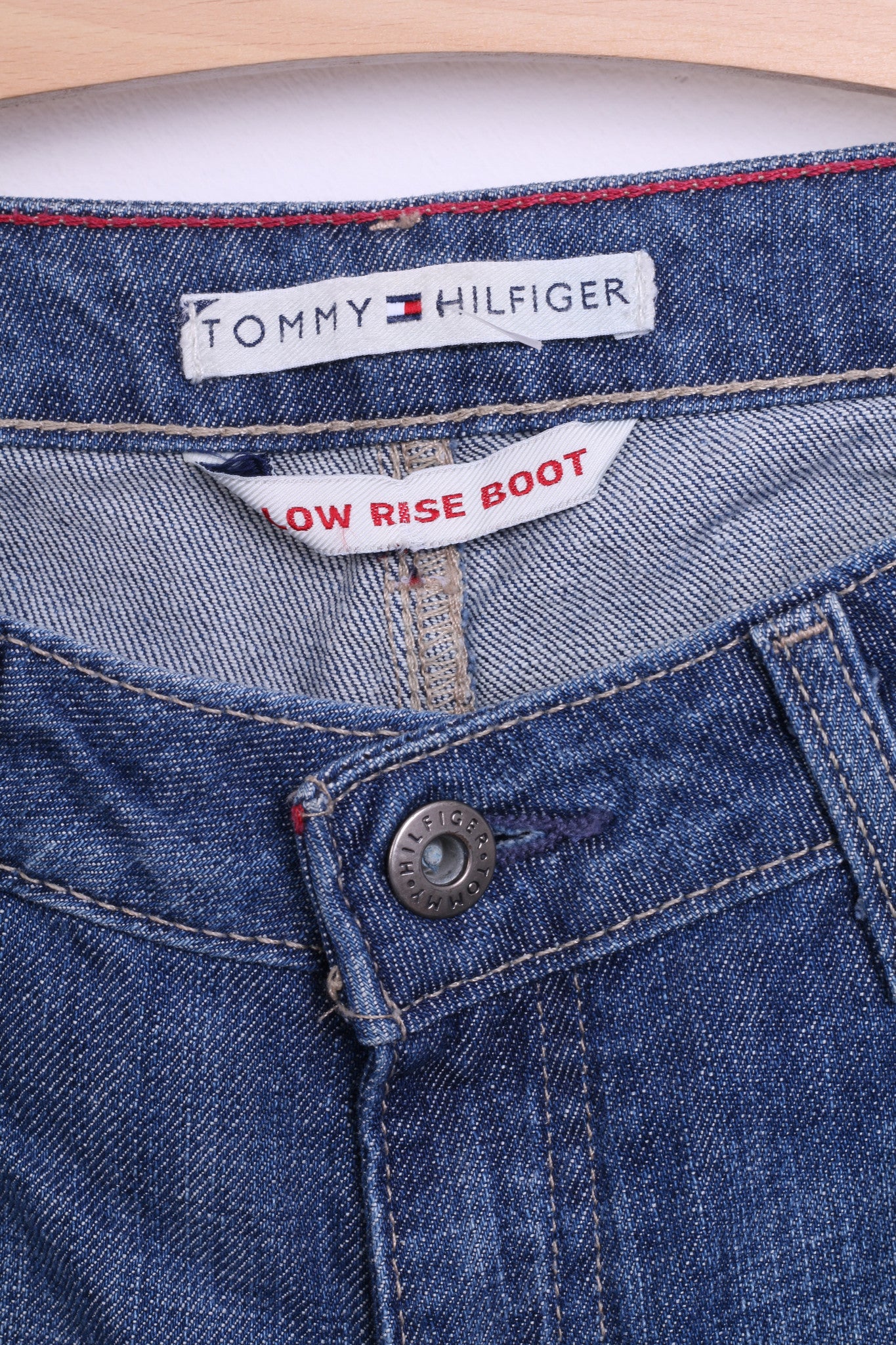 Tommy Hilfiger Womens 2R Jeans Trousers Low Rise Boot Cotton - RetrospectClothes