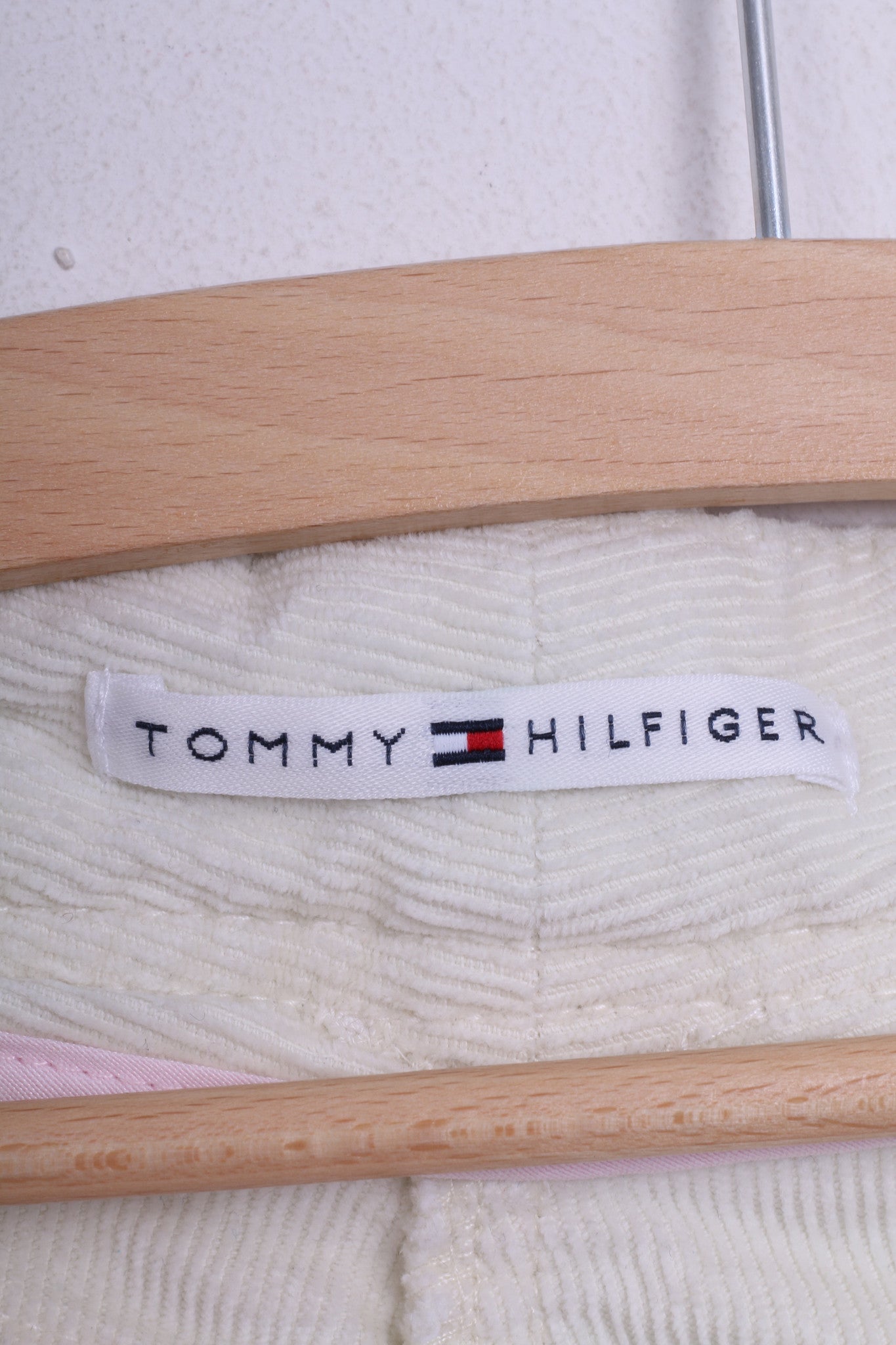 Tommy Hilfiger Womens 6 XS Trousers Corduroy Creamy Cotton Capri - RetrospectClothes