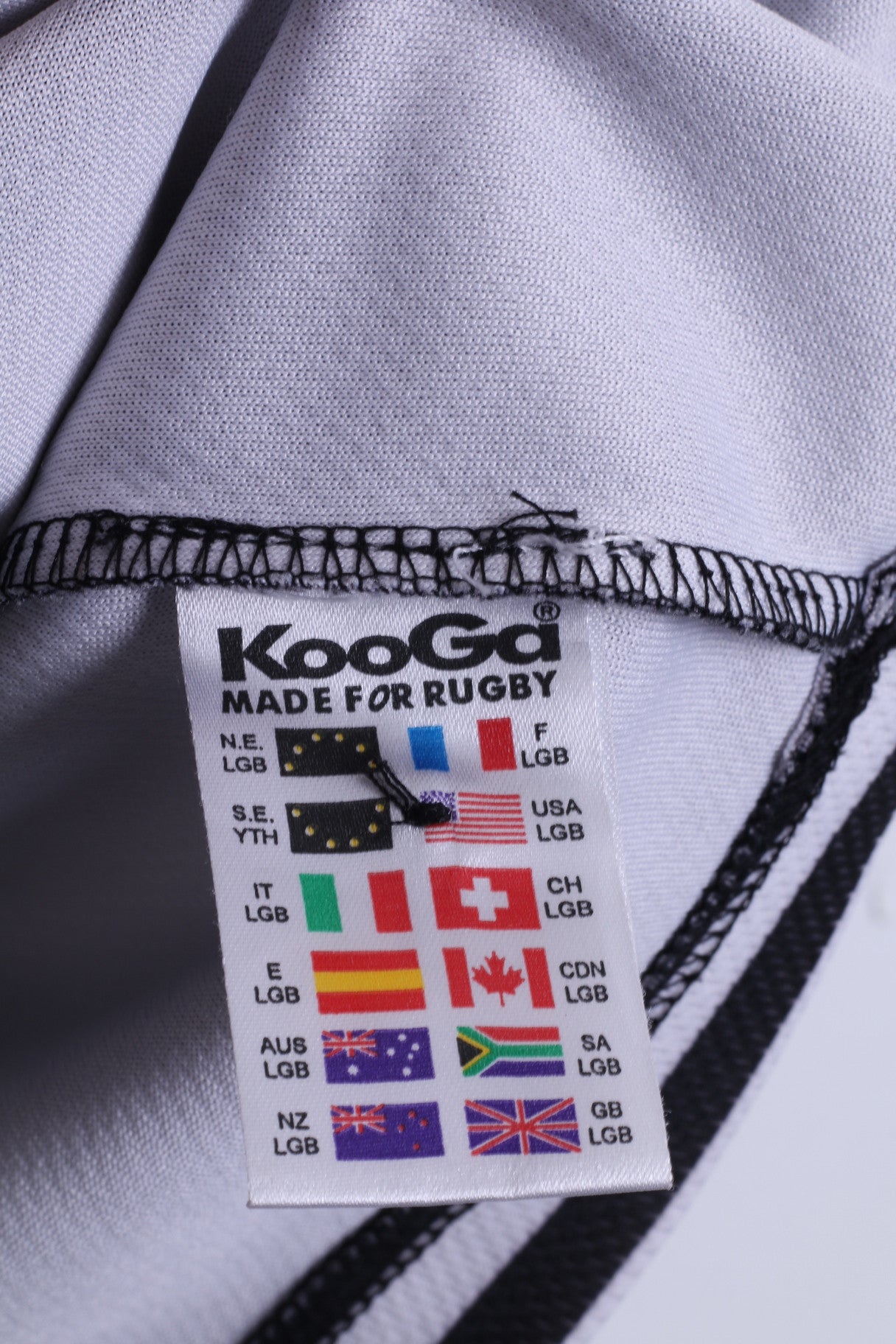 Kooga Newcastle Falcons Boys L Shirt Black Sport Kooga Rugby - RetrospectClothes