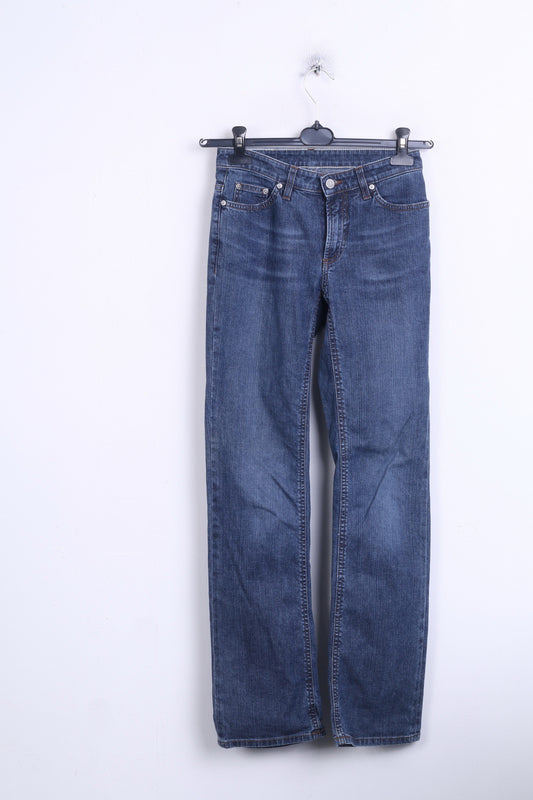 Gant Womens W26 L32 Trousers Denim Jeans Navy Carol Regular Fit - RetrospectClothes