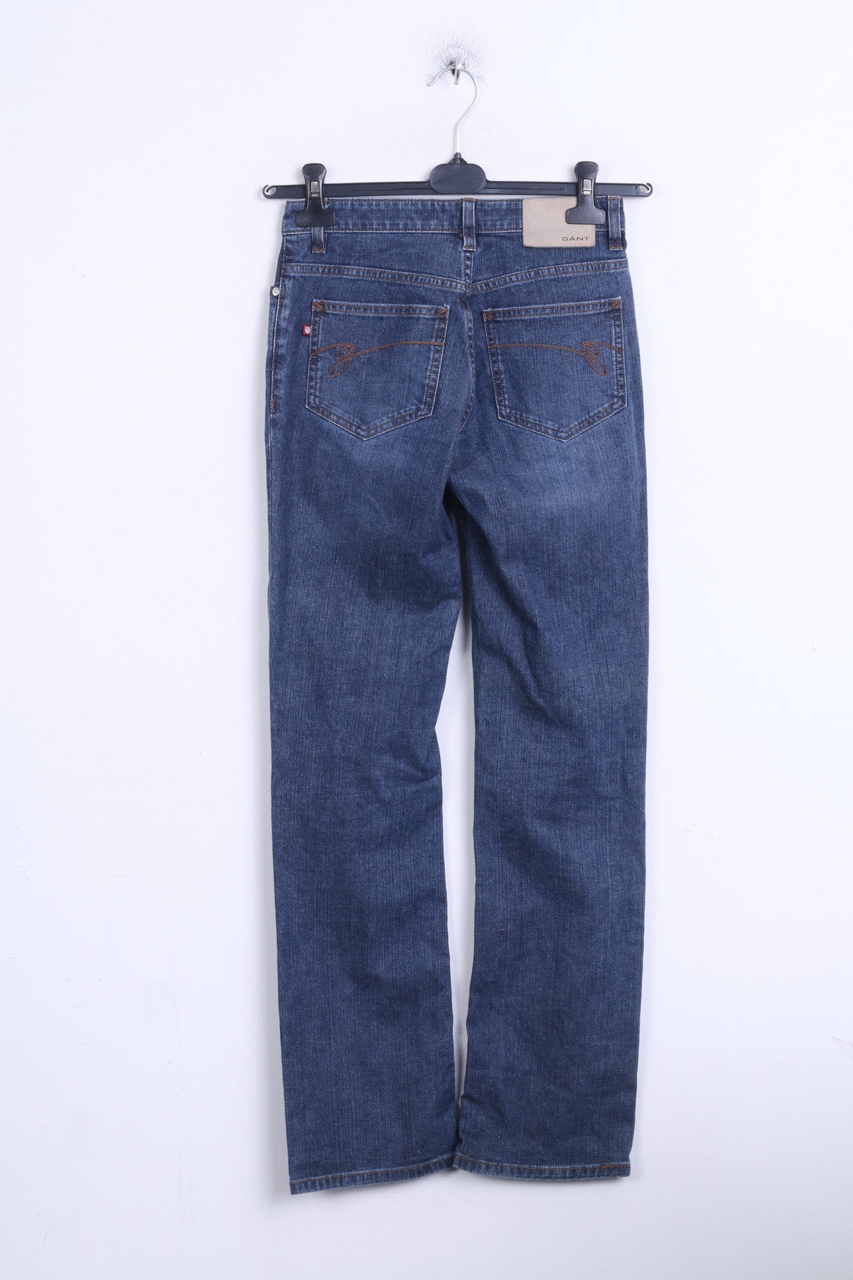Gant Womens W26 L32 Trousers Denim Jeans Navy Carol Regular Fit - RetrospectClothes