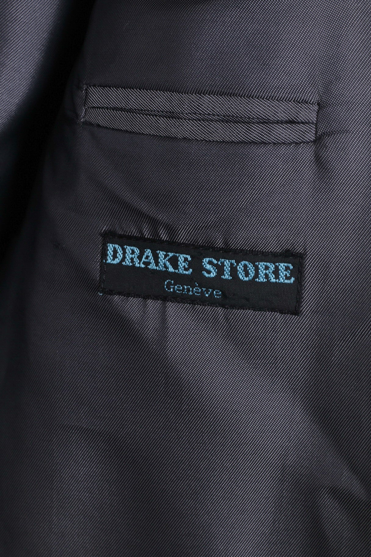 Cerruti 1881 Mens 98 M Blazer Charcoal Wool Single Breasted Jacket Drake Store