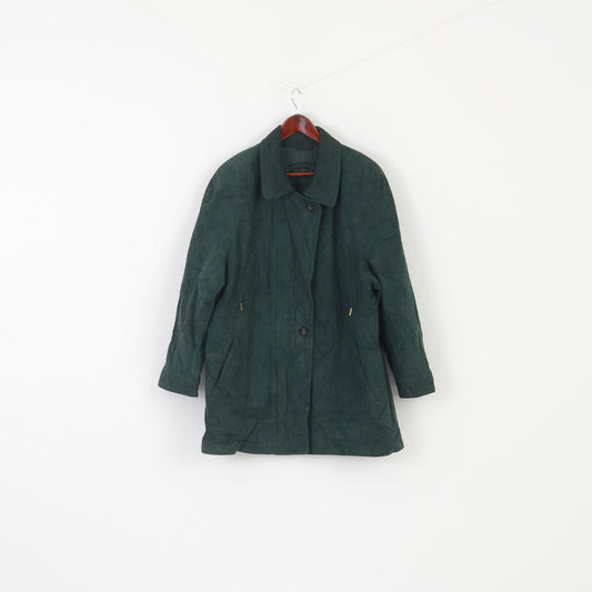 Baronia Von Gollas Women 16 42 XL Jacket Green Nylon Vintage Tecnopile Outdoor Top