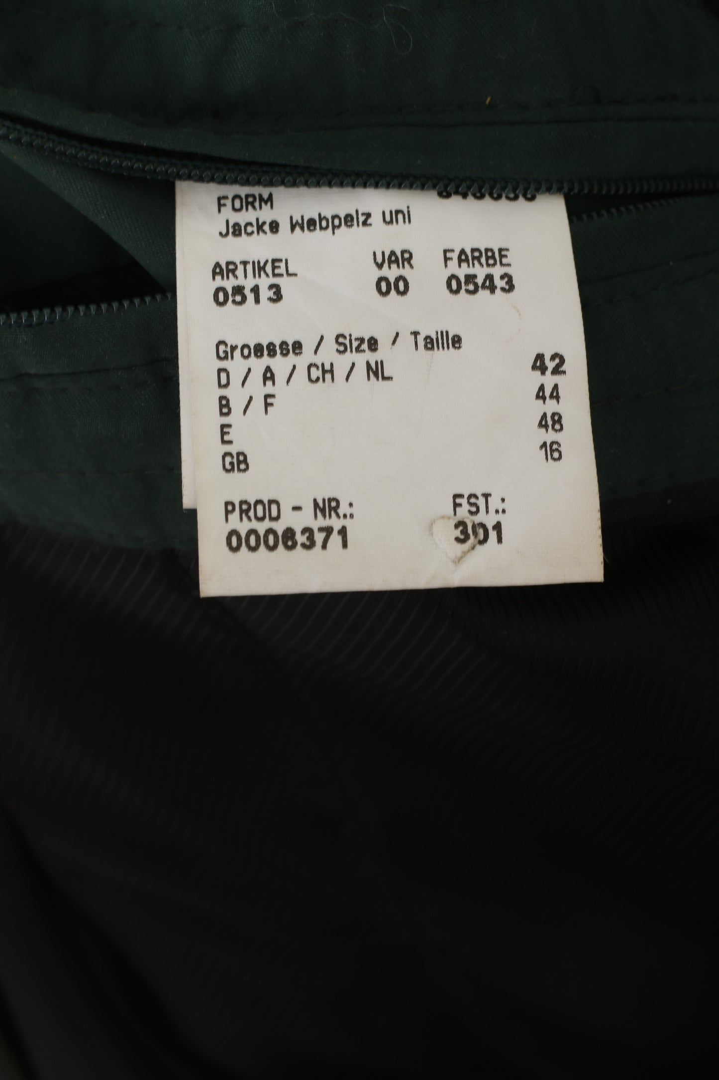 Baronia Von Gollas Women 16 42 XL Jacket Green Nylon Vintage Tecnopile Outdoor Top
