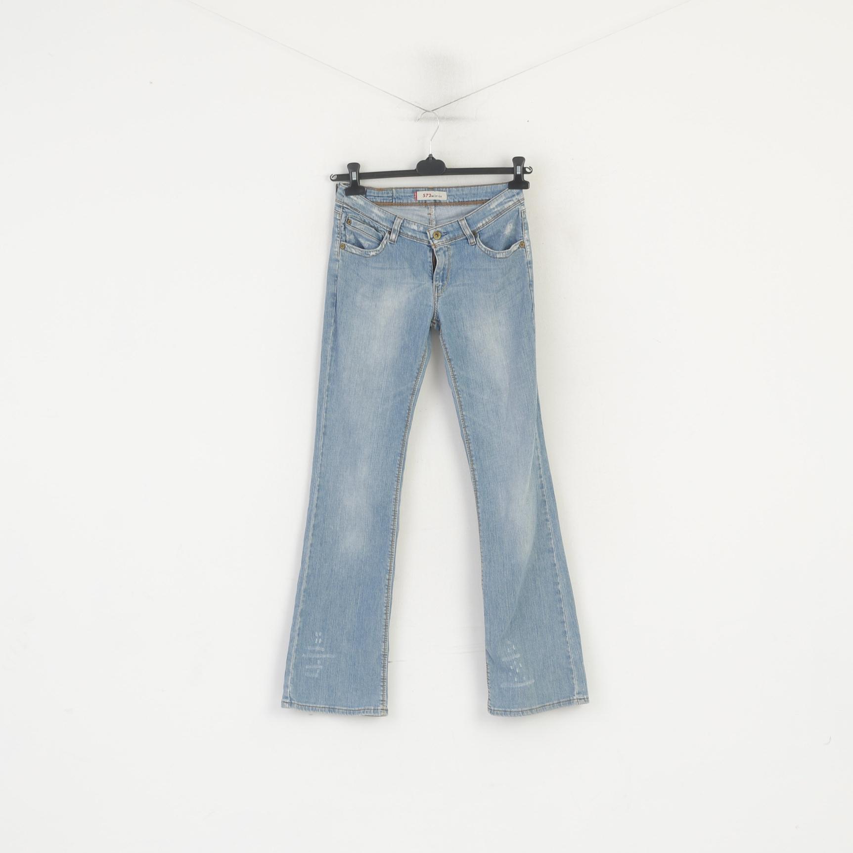 Diplomatiske spørgsmål Stewart ø hule Levi's 572 Bootcut Women 29 Jeans Trousers Blue Cotton Denim Vintage P –  RetrospectClothes