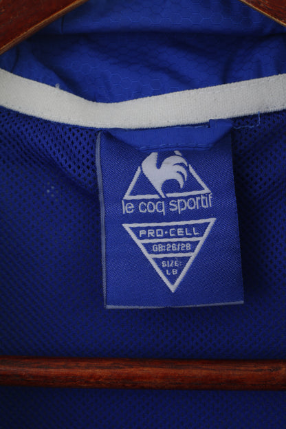Le Coq Sportif Boys LB 8-10 Age Jacket Blue Football Evertoon Sportswear Pro Cell Top