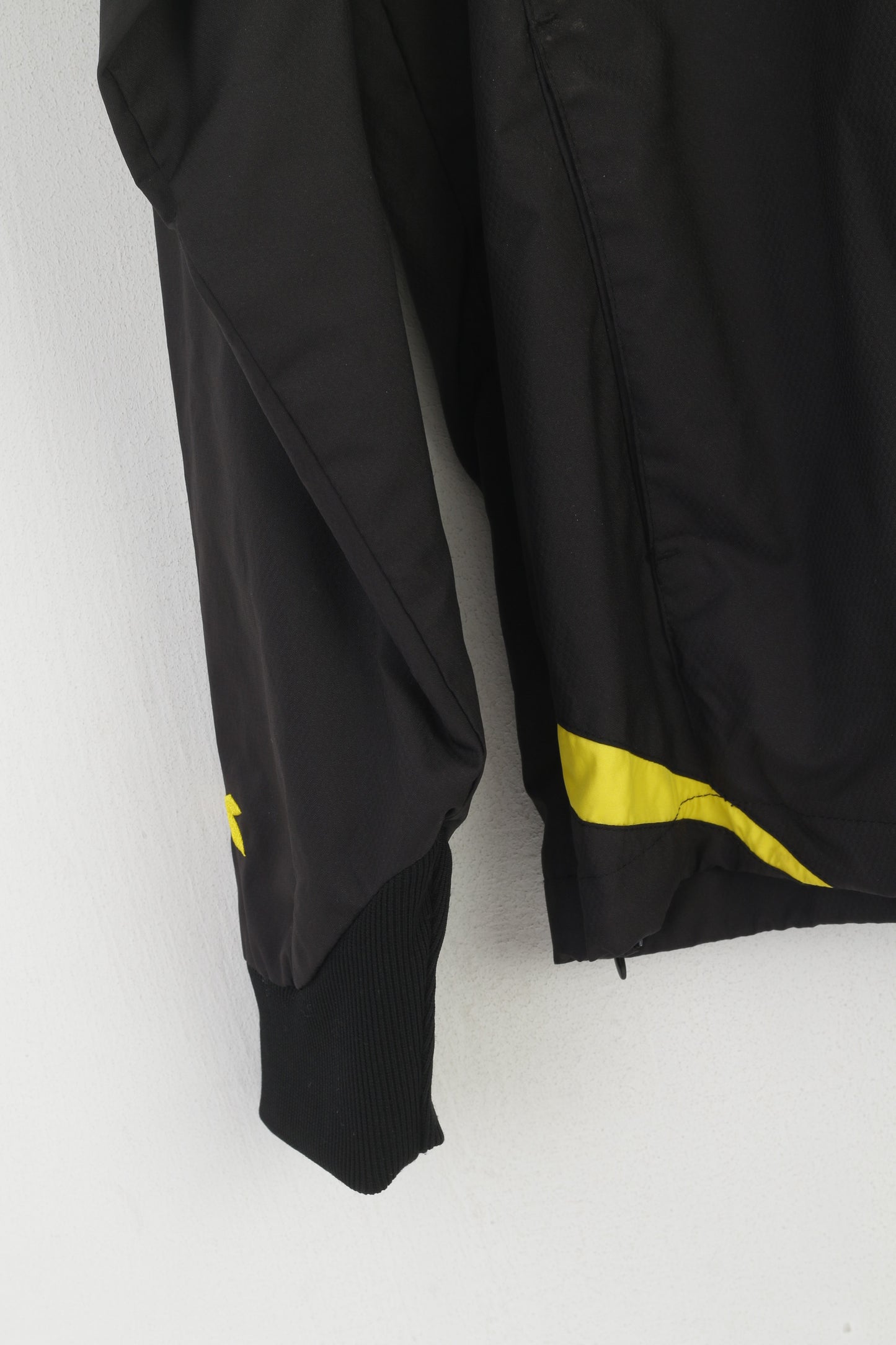 Diadora Stal Kameratene Boys 150 Jacket Black  Zip Neck Sportswear Norway Top