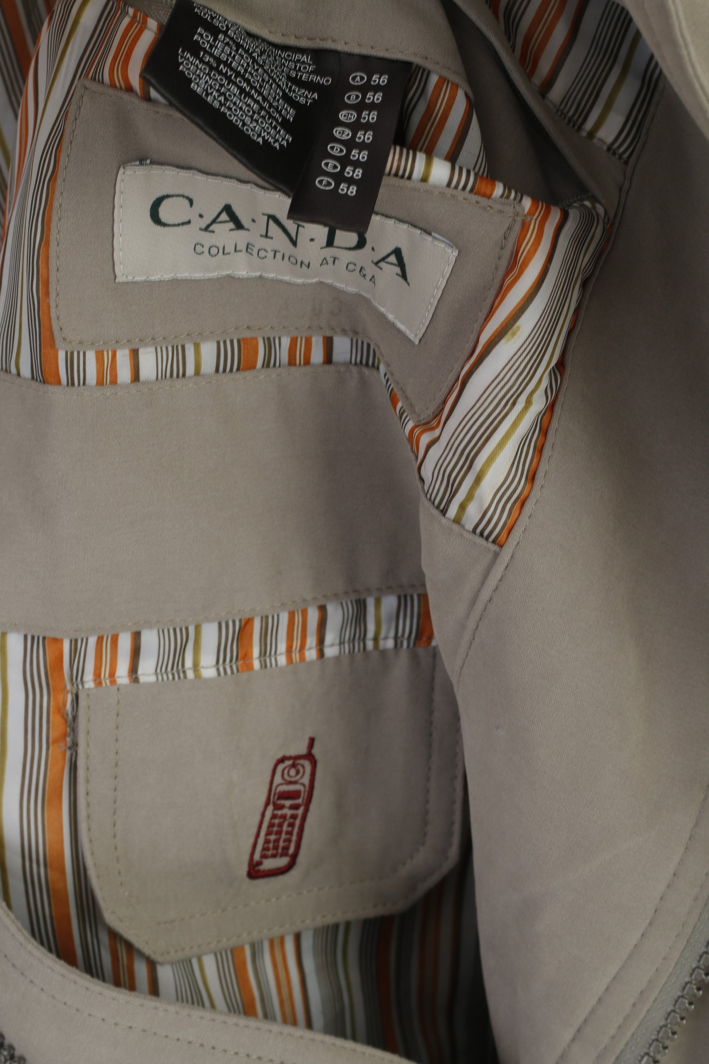 Canada by C&A Men 56 XL Vest Gray Classic Micro Pockets Hunting Fishing Bodywarmer