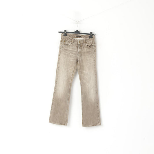 Hugo Boss Women 27 Trousers Brown Jeans Cotton Vintage Denim Pants