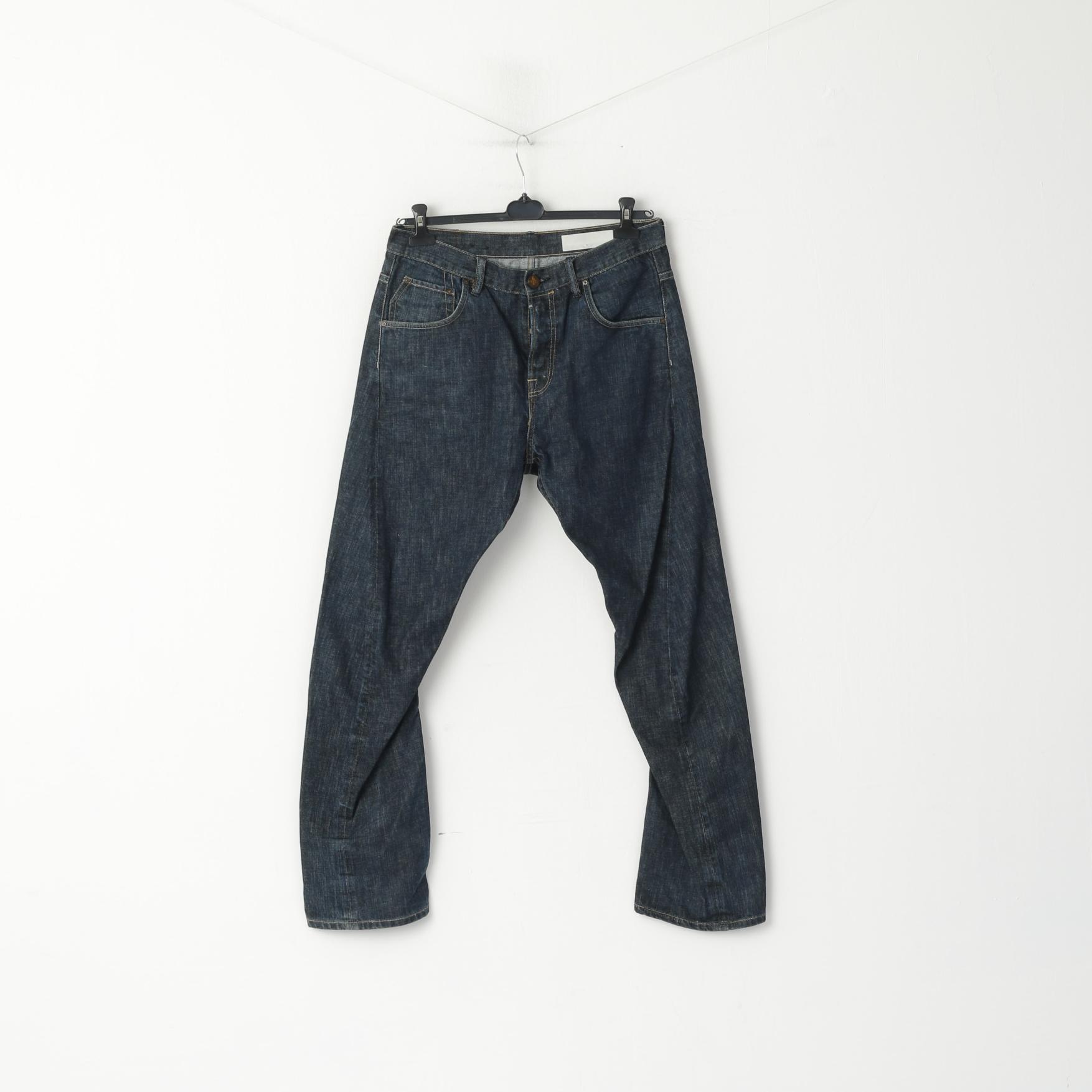Jean Homme Allsaints Spitalfields - Bleu Denim Taille 34 Longueur 30 - Occasion Très Bon état