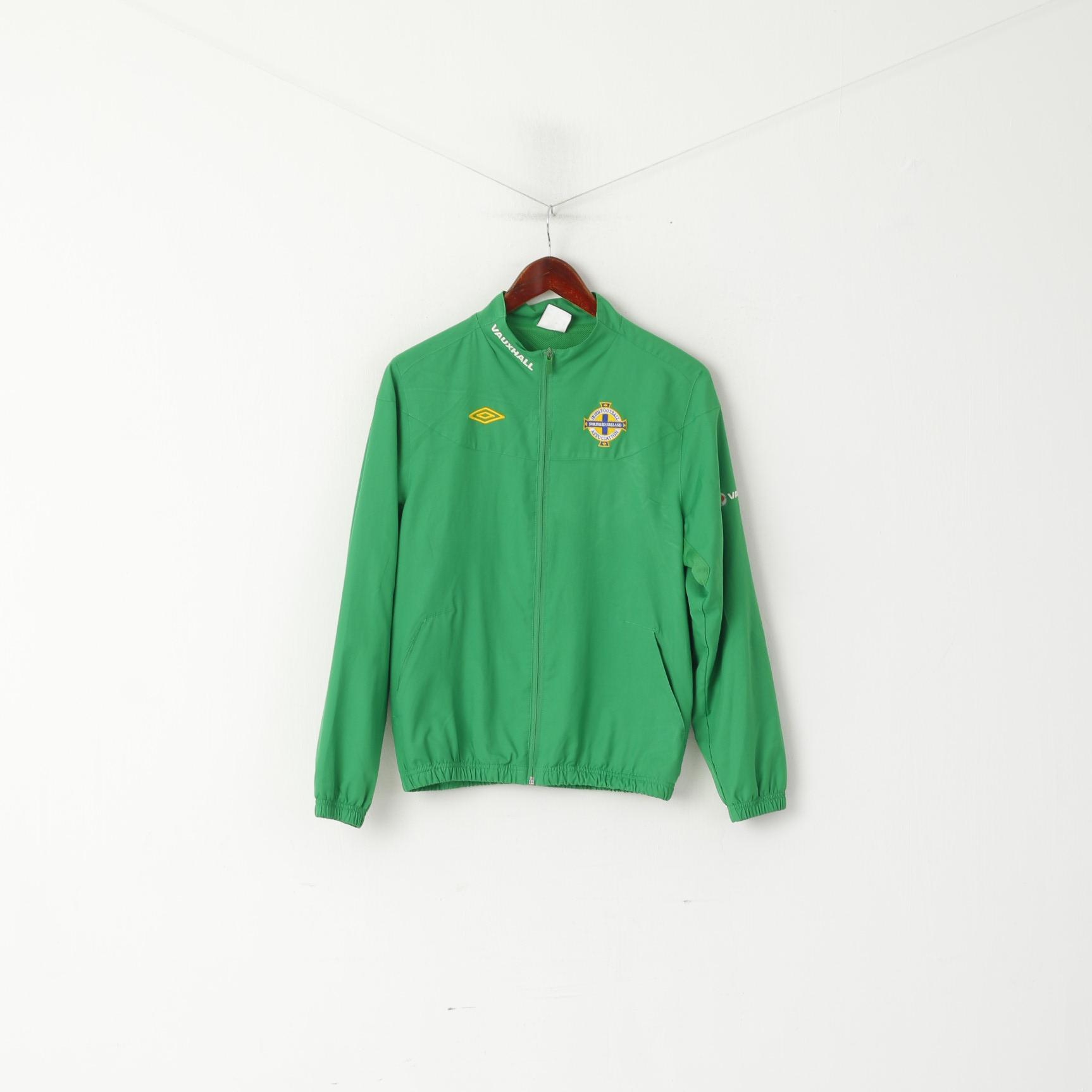 Giacca della tuta Umbro Youth XLB 158 verde Top della federazione