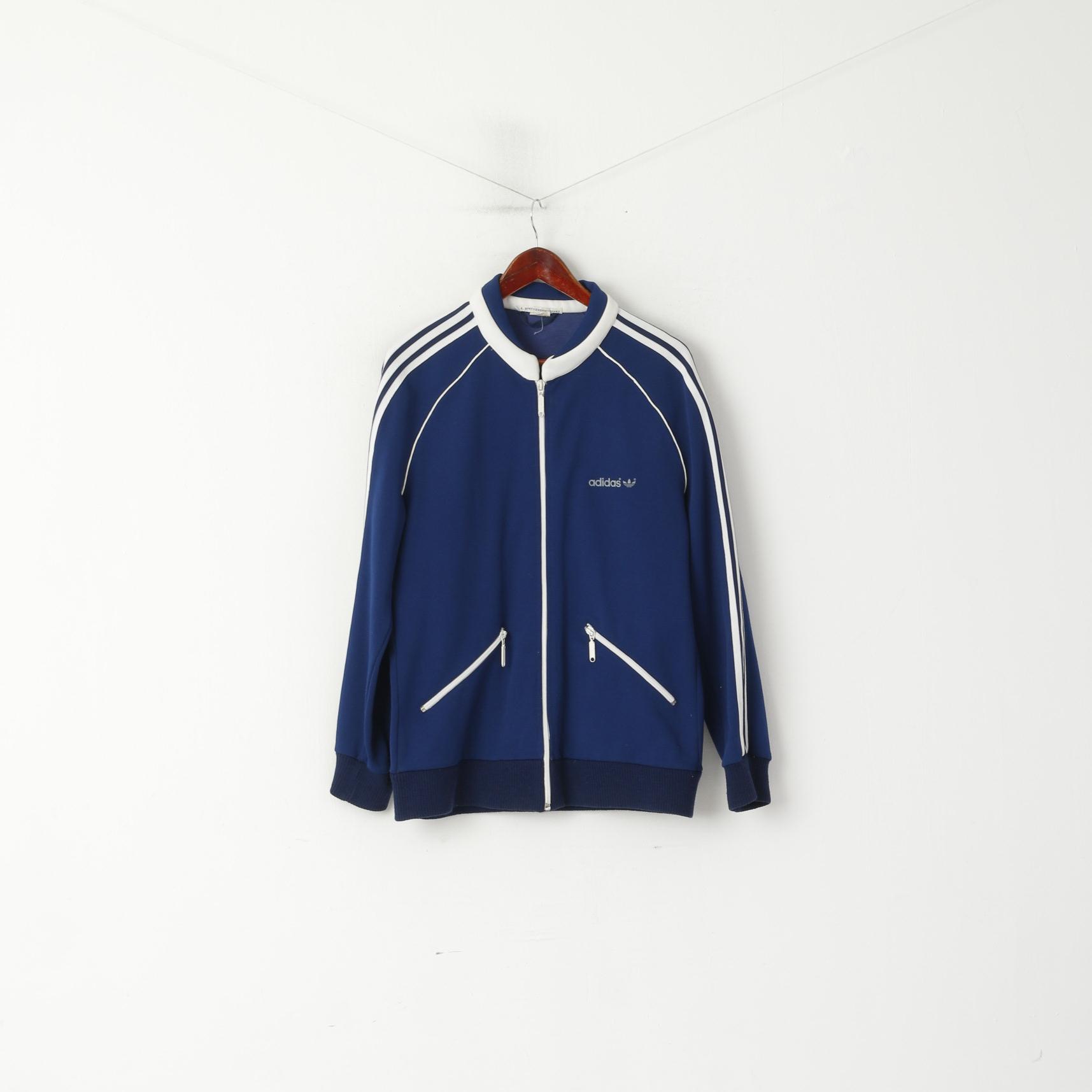 Adidas Originals SV Tainach Mens Navy Track Jacket, Vintage 70s Sportswear  VTG, Vintage & Second-Hand Clothing Online