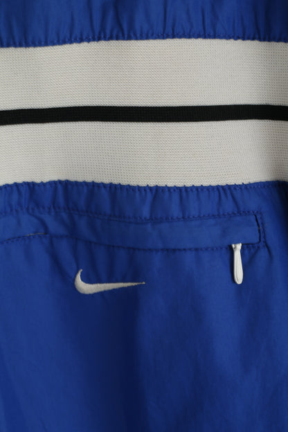 Nike Youth 18-20 Age Jacket Blue Sport Training Full Zipper Activewear Top
