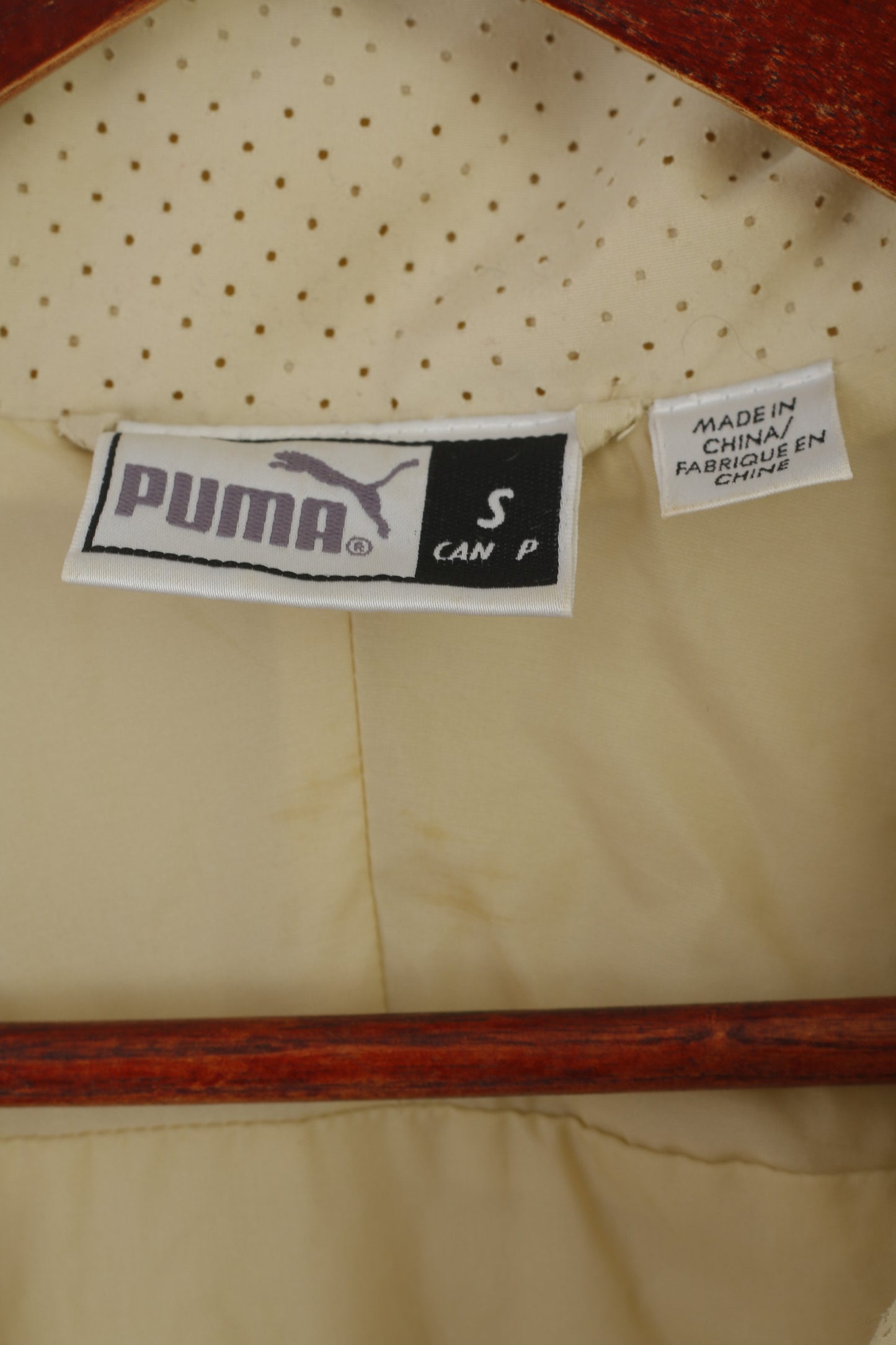 Puma Women S Jacket Beige Punch Lightweight Zip Up Sportswear Top