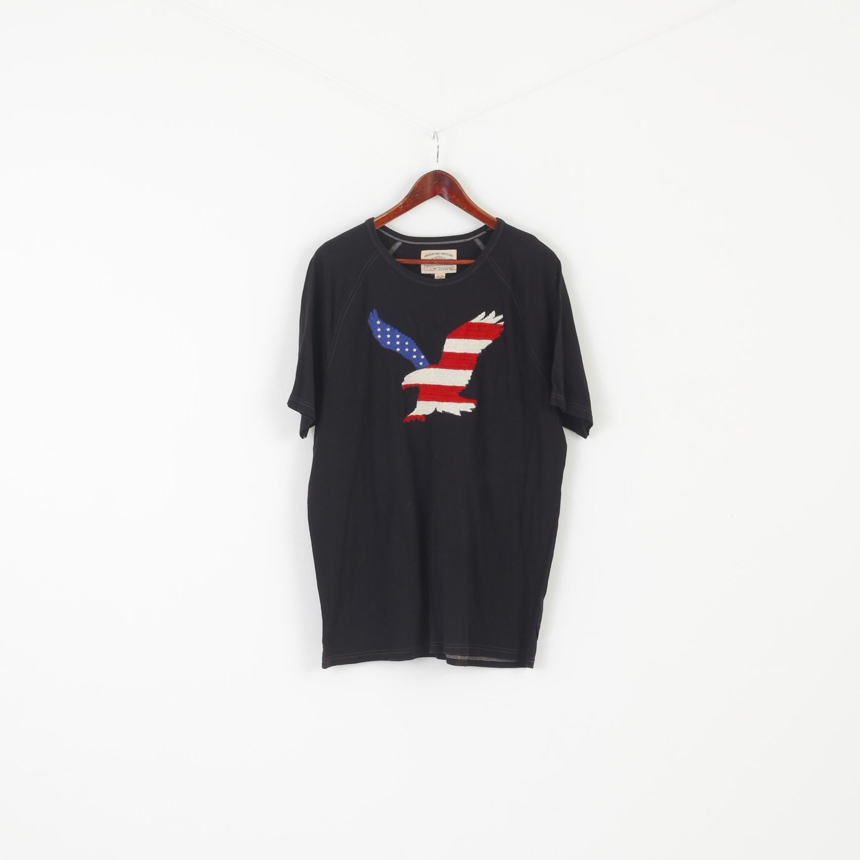 American Vintage Men's T-Shirt - Black - XL