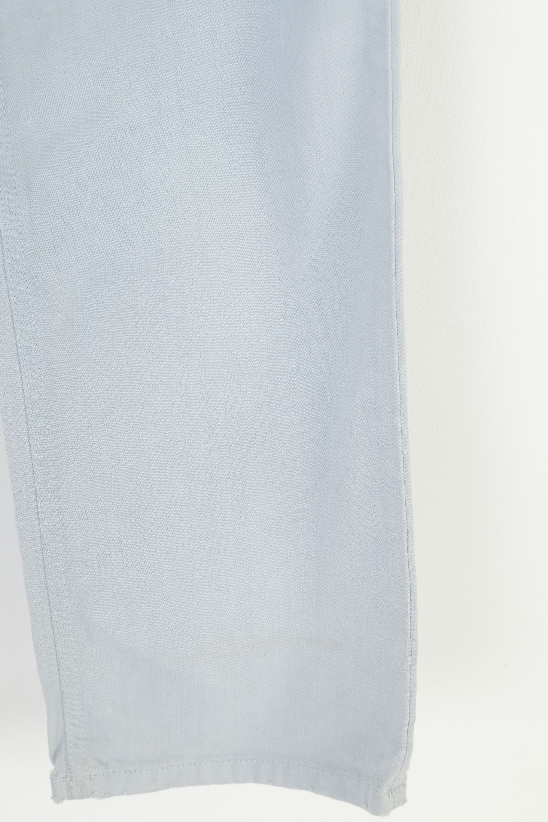 Gant Men 31 Trousers Low Waist Regular Fit Straight Leg Jeans Cotton Light Blue Vintage Pants