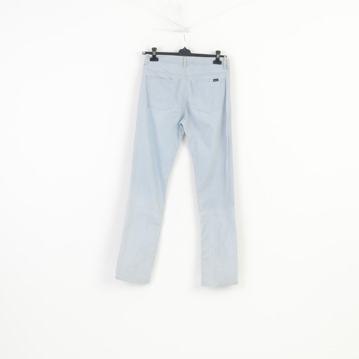 Gant Homme 31 Pantalon Taille Basse Coupe Regular Jambe Droite Jeans Coton Bleu Clair Pantalon Vintage