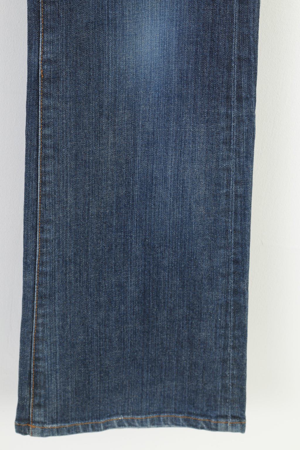 Paul Smith Pink Women 30 Trousers Denim Jeans Blue Cotton Vintage Low Waist Pants