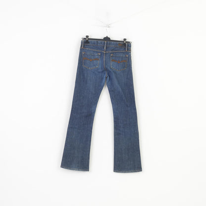 Paul Smith rose femme 30 pantalon Denim jean bleu coton Vintage taille basse pantalon