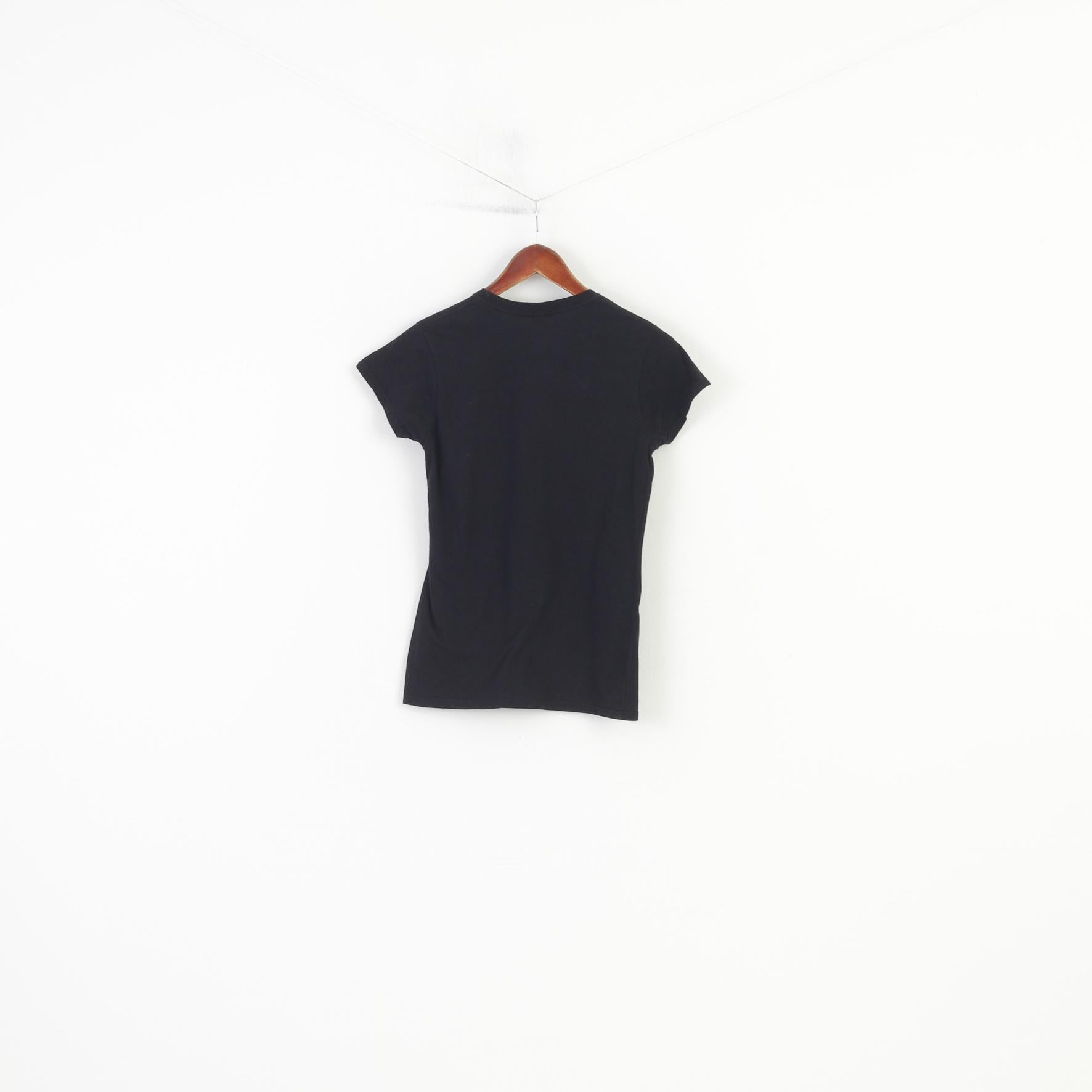 Gildan Soft Style Women M  Shirt Cotton Black Graphic Mermaid Classic Crew Neck Top