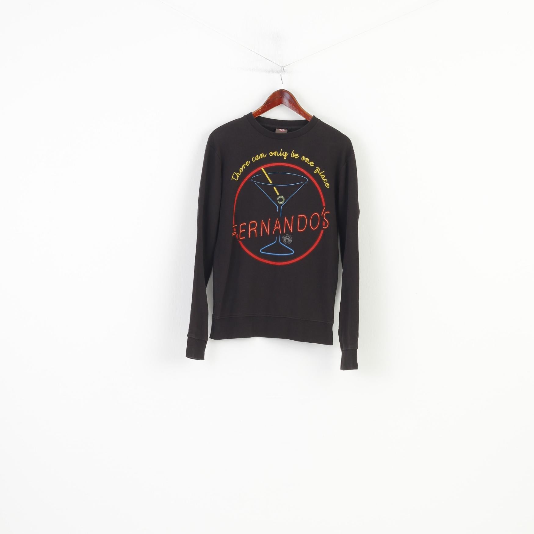 Cedar Wood State Men S Sweatshirt Black Crew Neck Cotton Fernando's Take Me Out Vintage Top