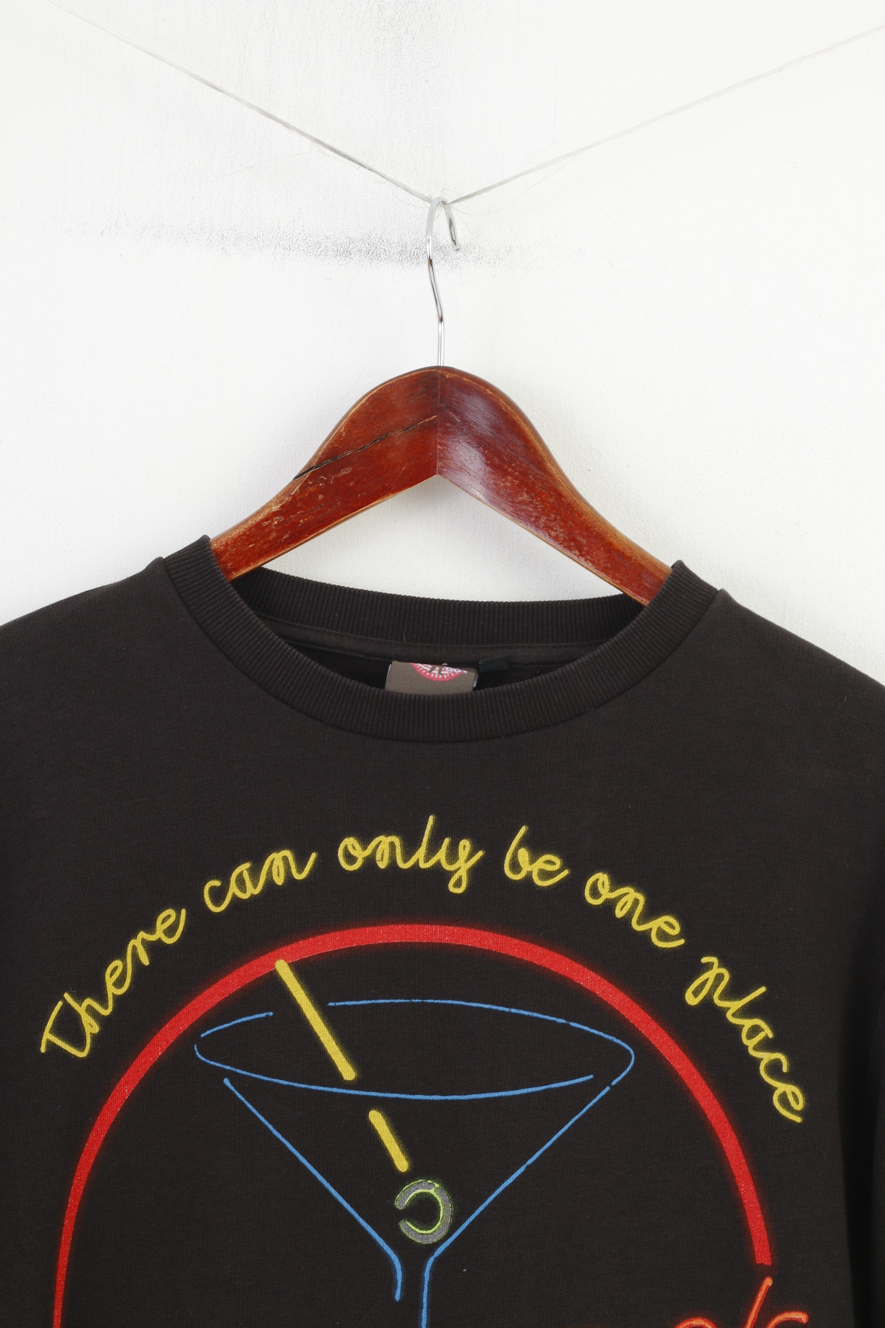 Cedar Wood State Men S Sweatshirt Black Crew Neck Cotton Fernando's Take Me Out Vintage Top