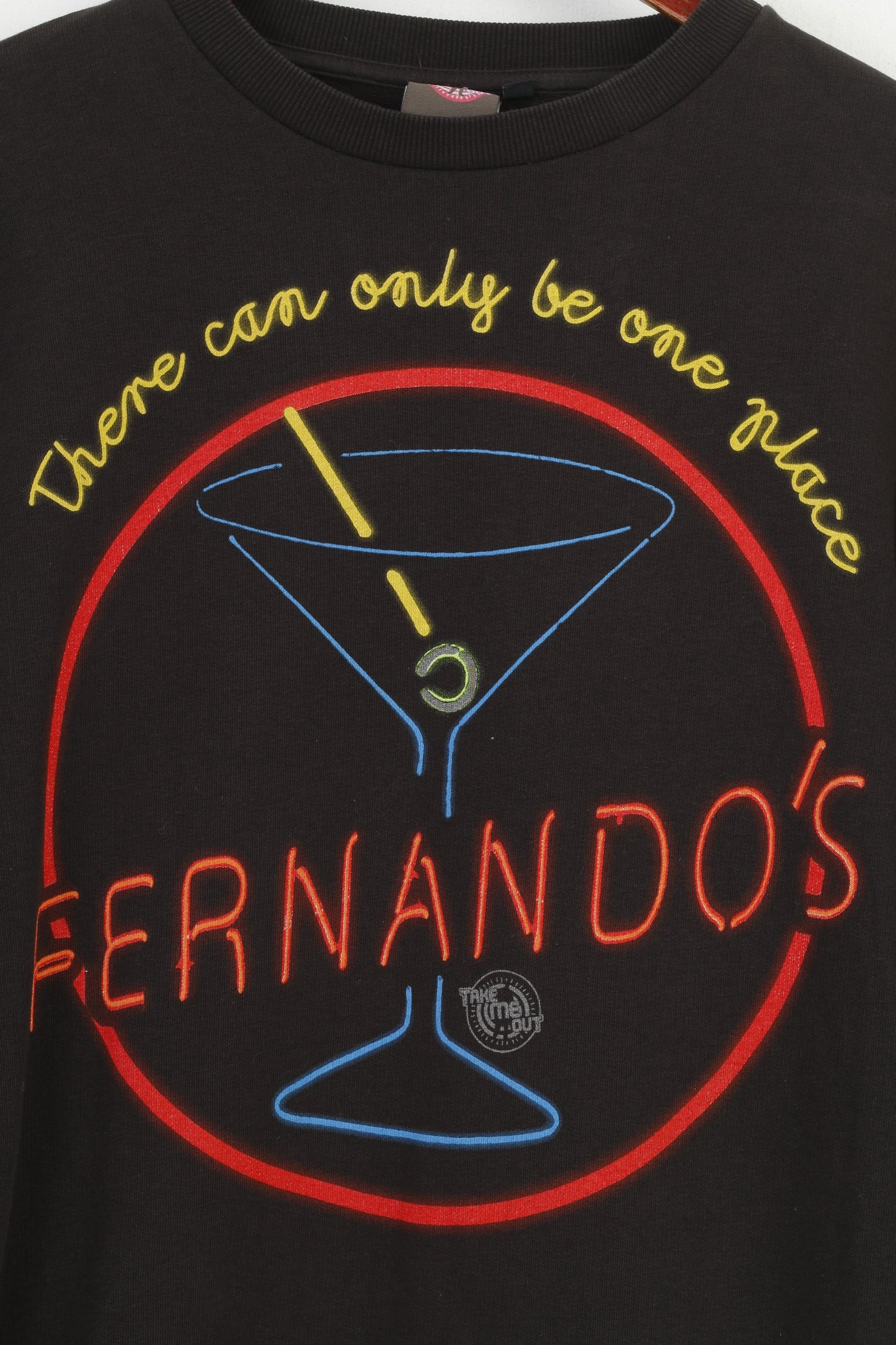 Cedar Wood State – sweat-shirt noir à col ras du cou pour homme, haut Vintage en coton, Fernando's Take Me Out