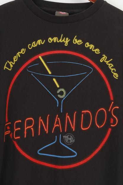 Cedar Wood State – sweat-shirt noir à col ras du cou pour homme, haut Vintage en coton, Fernando's Take Me Out