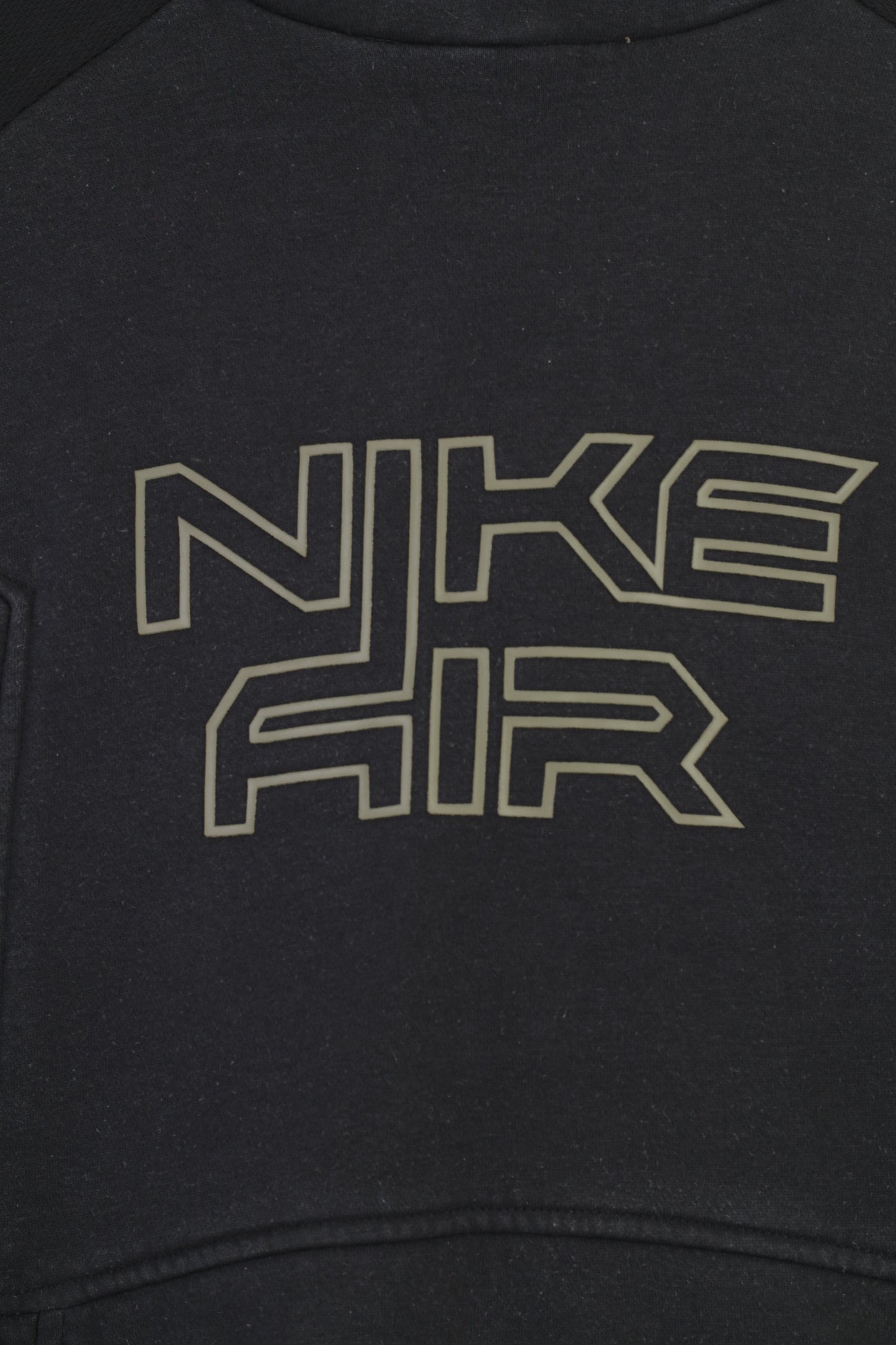 Felpa Nike Air Boys 158-170 XL Felpa nera con cappuccio sportivo